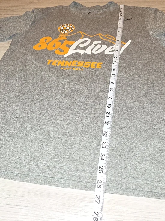 Nike Dri Fit Tennessee Football Short Sleeve T-shirt Adult Gray Size Medium B6 - Picture 3 of 6